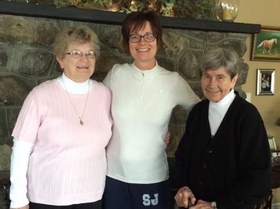 from left to right: Sr. Anne Kniphuisen, Cathy Nolan (Director of RDC Advancement) and Sr. Judith
